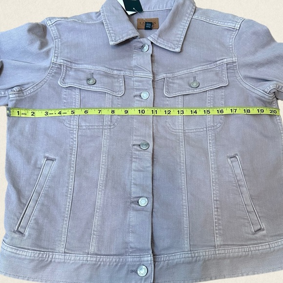 Lauren Ralph Lauren Lavender Denim Jacket NWT - Picture 5 of 11